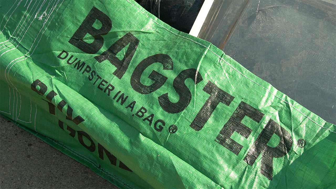 The Bagster Amazing Portable Dumpster by Waste Management